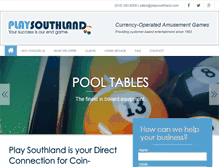 Tablet Screenshot of playsouthland.com